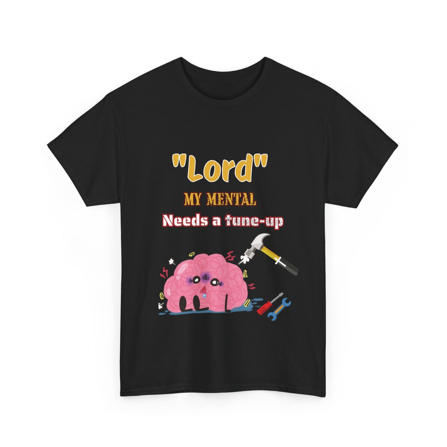 Mental Health Awareness Tee, Relaxed Fit T-Shirt, Gift for Friends, Self-Care Clothing, Funny Quote Shirt, Unisex Cotton Top